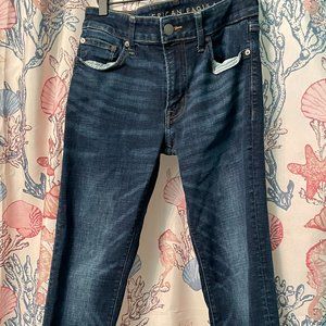 ae slim straight jeans